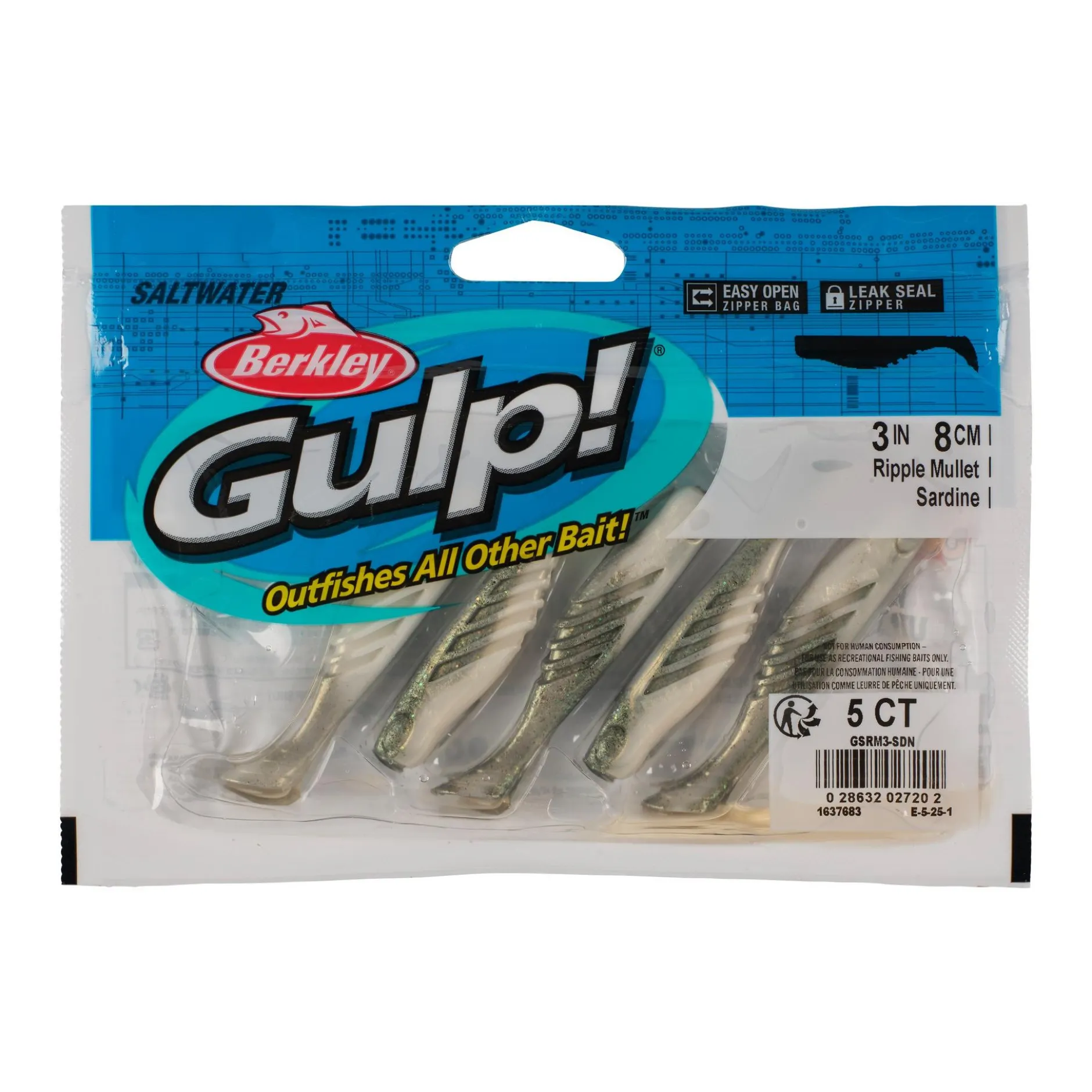 Gulp!® Saltwater Ripple Mullet
