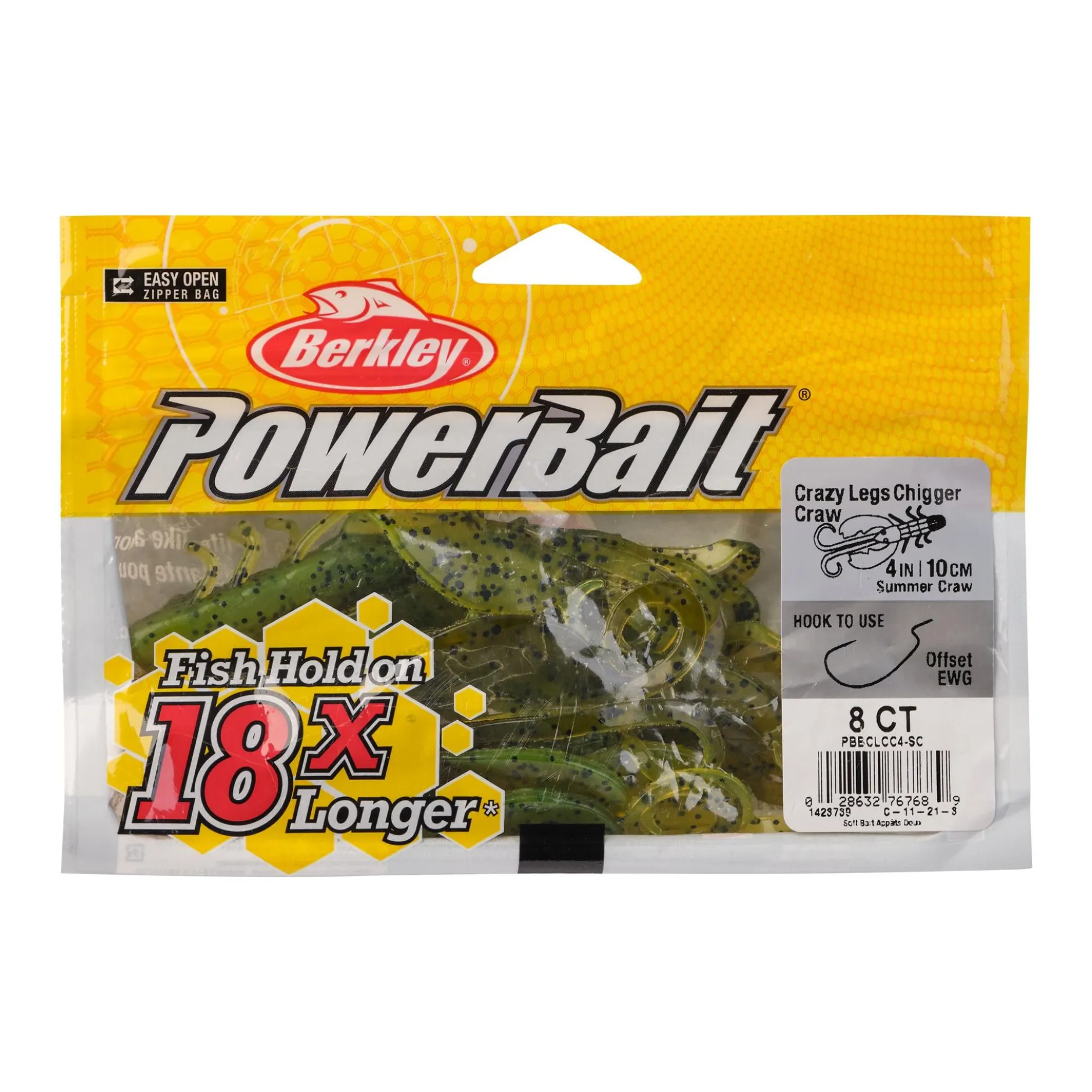 PowerBait® Crazy Legs Chigger Craw