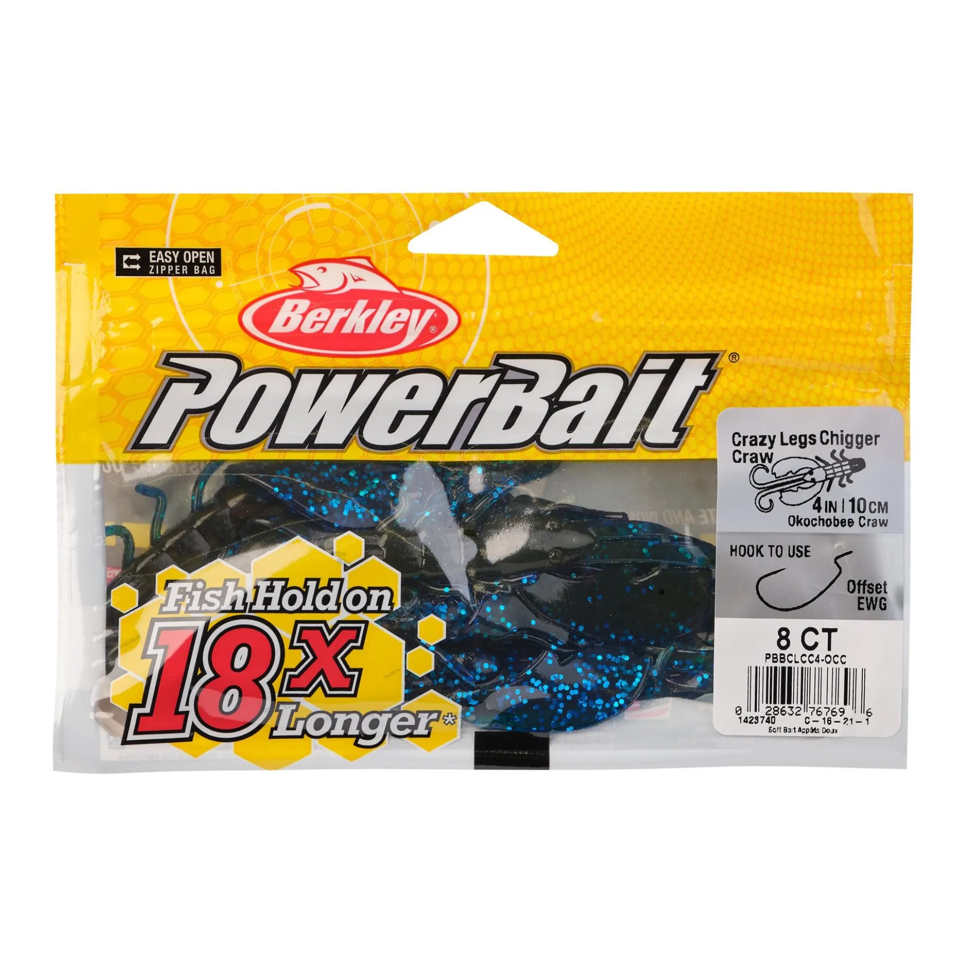 PowerBait® Crazy Legs Chigger Craw