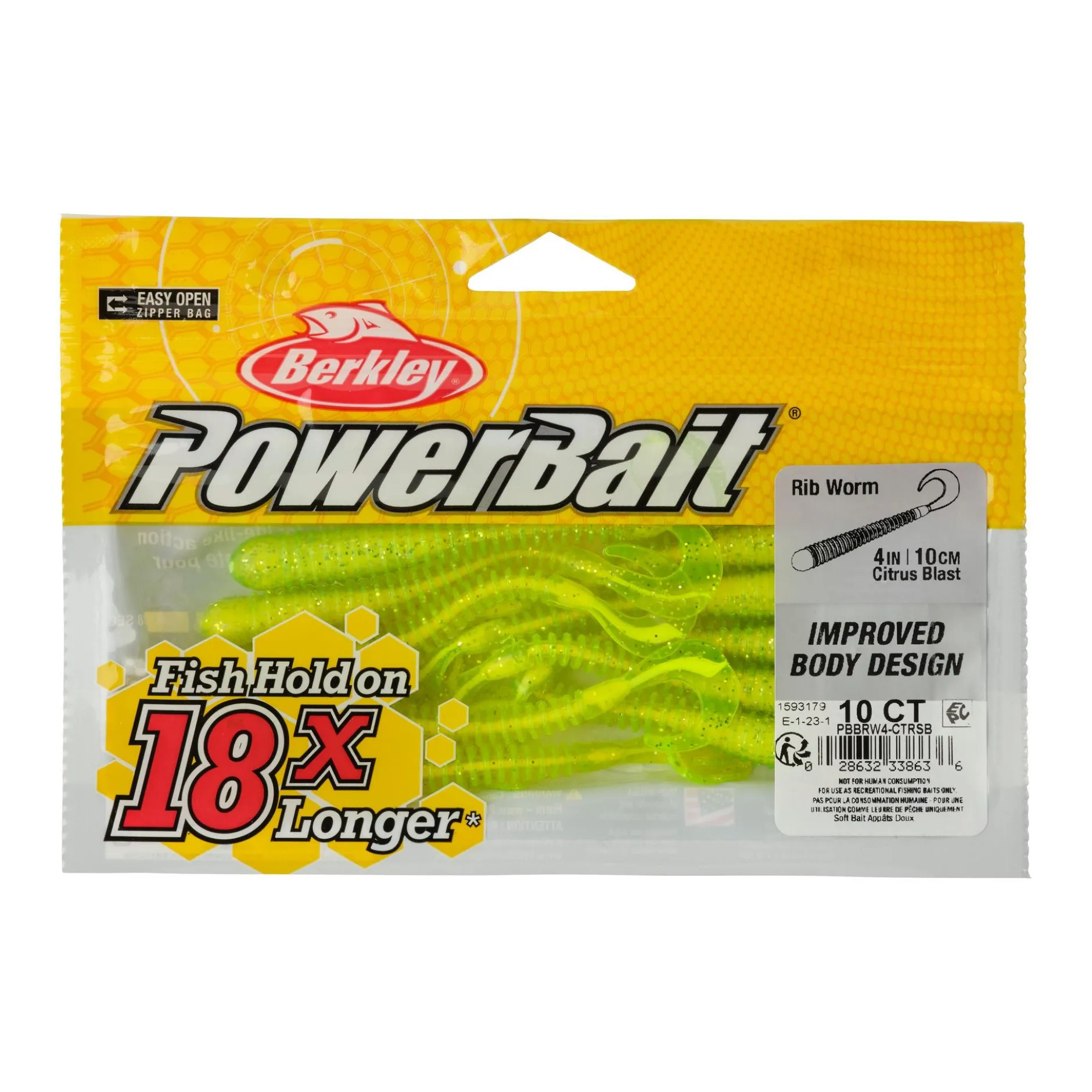 PowerBait® Rib Worm