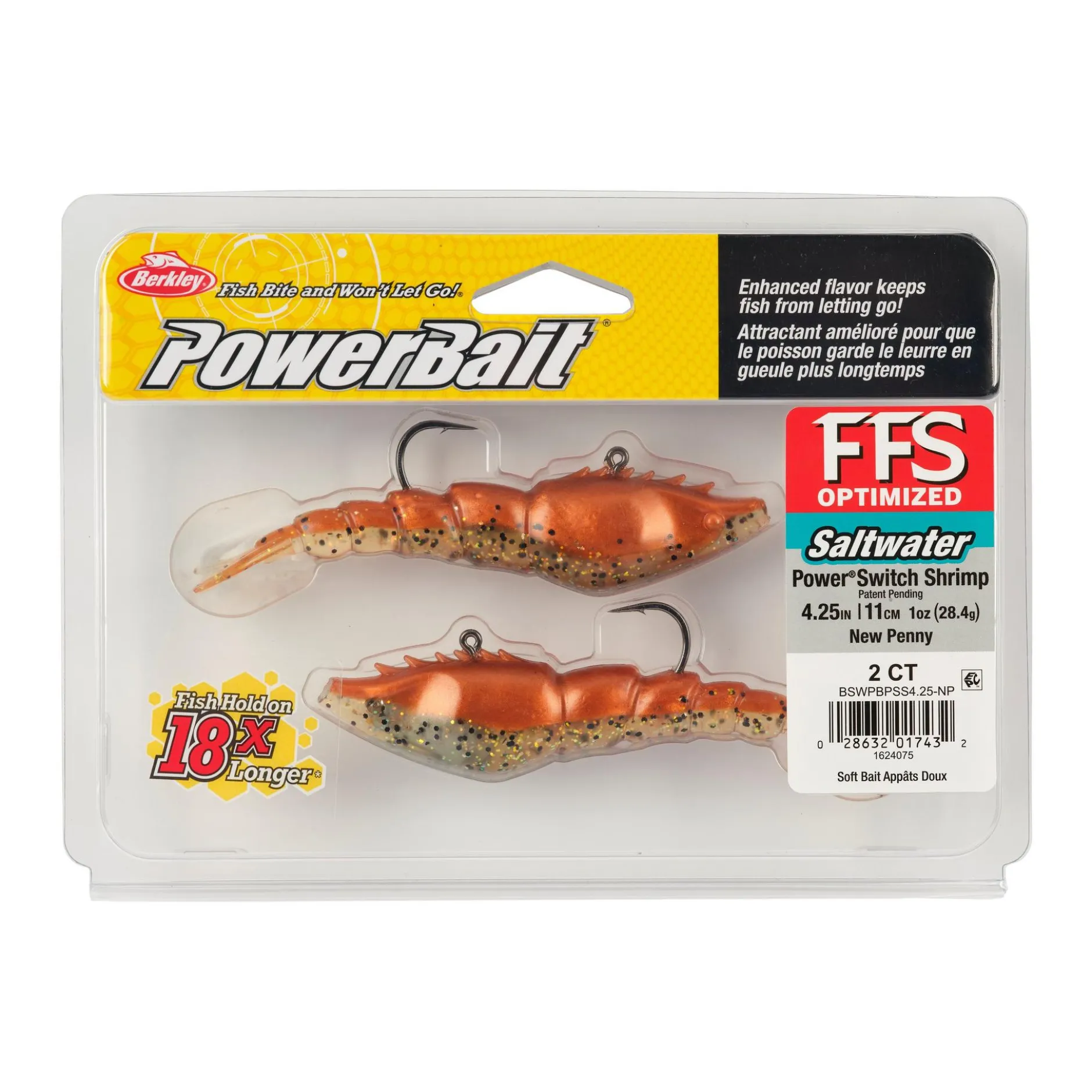 PowerBait® Saltwater PowerSwitch Shrimp