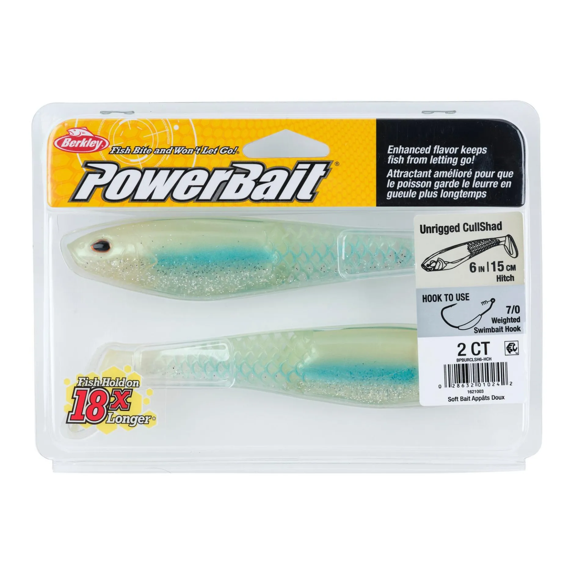 PowerBait® Unrigged CullShad