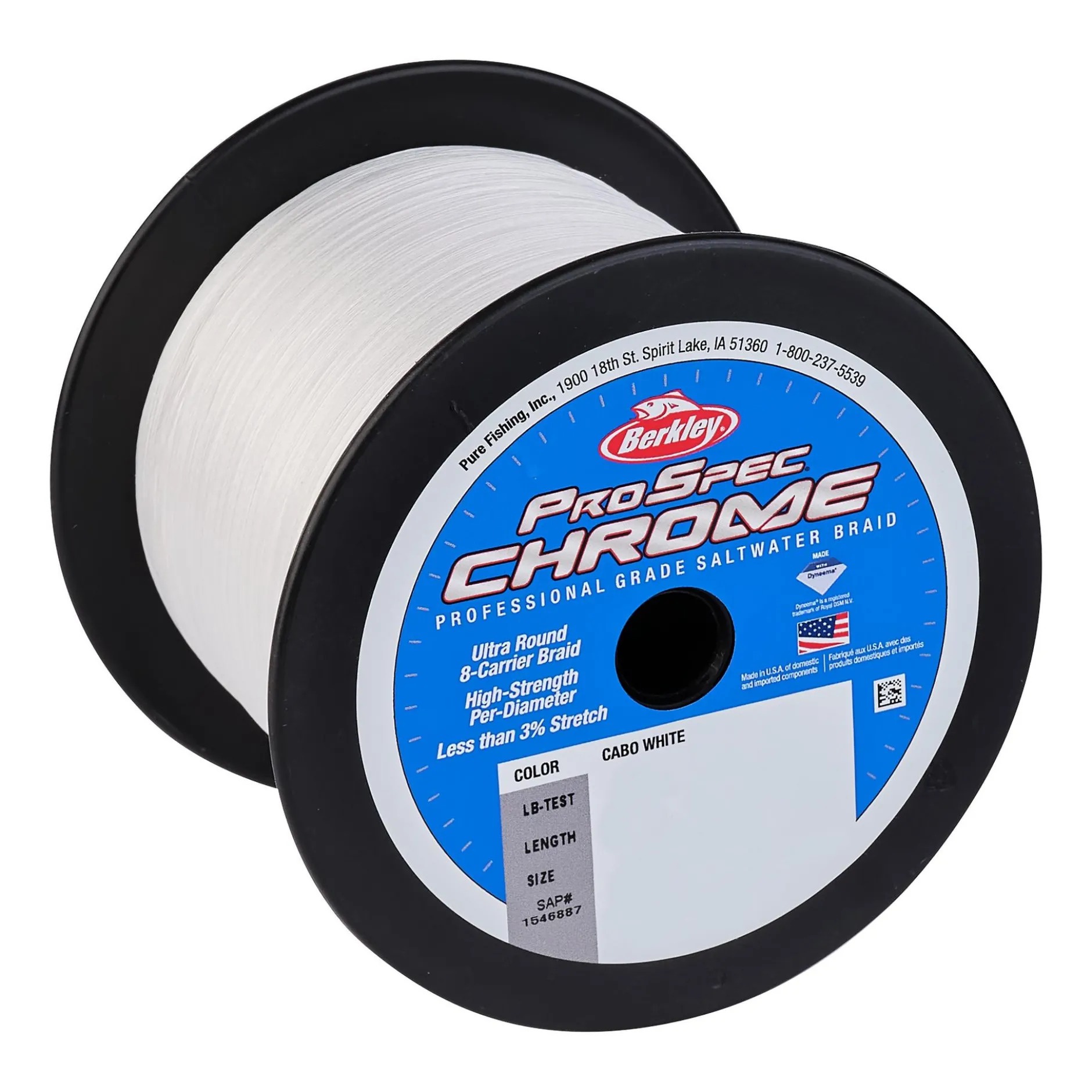 ProSpec® Chrome Premium Saltwater Braid