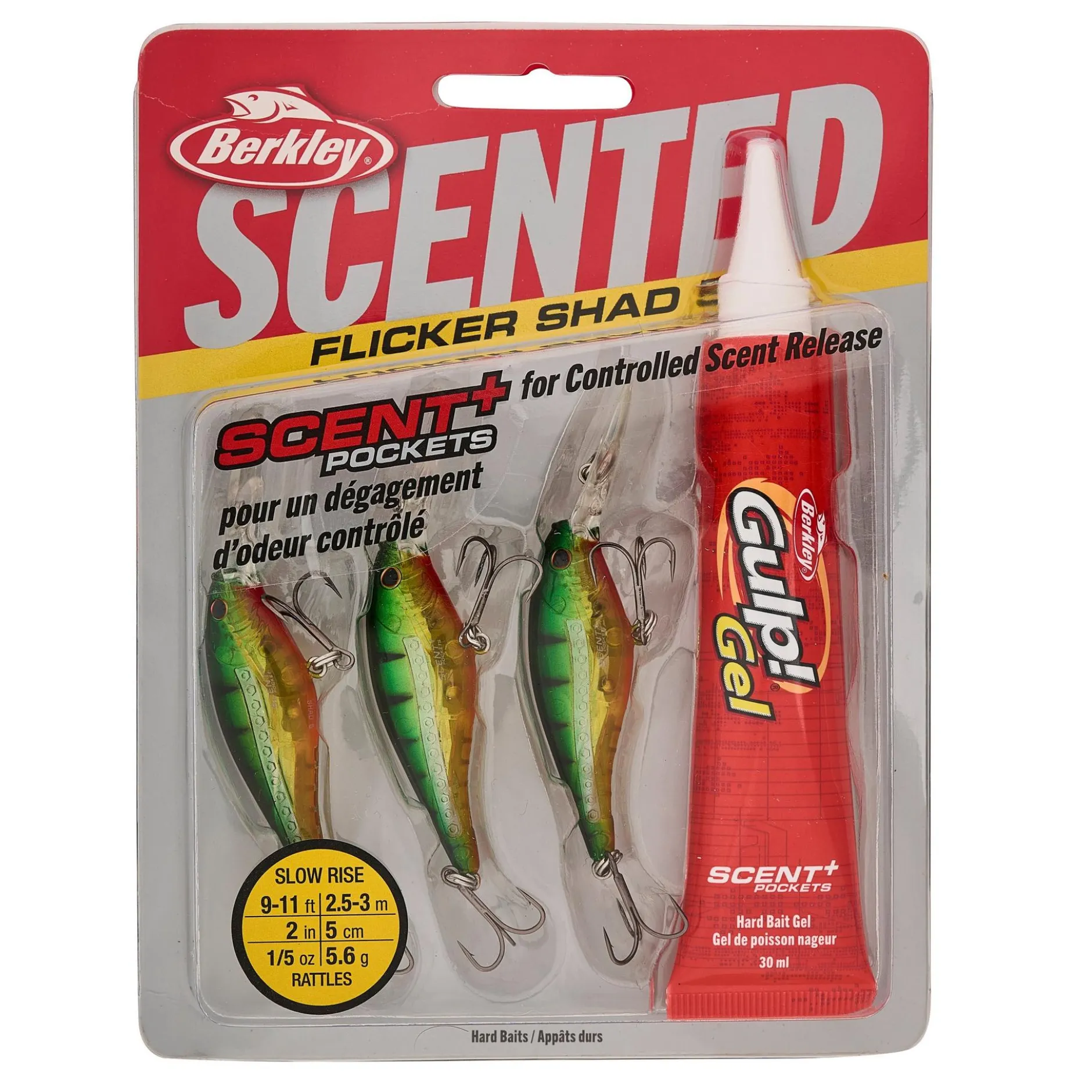 Scented Flicker Shad® Pro Pack