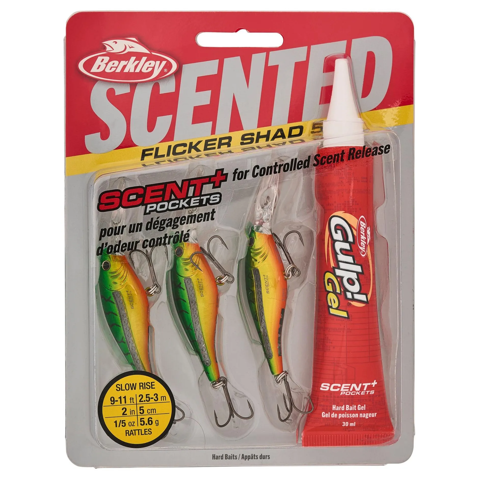 Scented Flicker Shad® Pro Pack