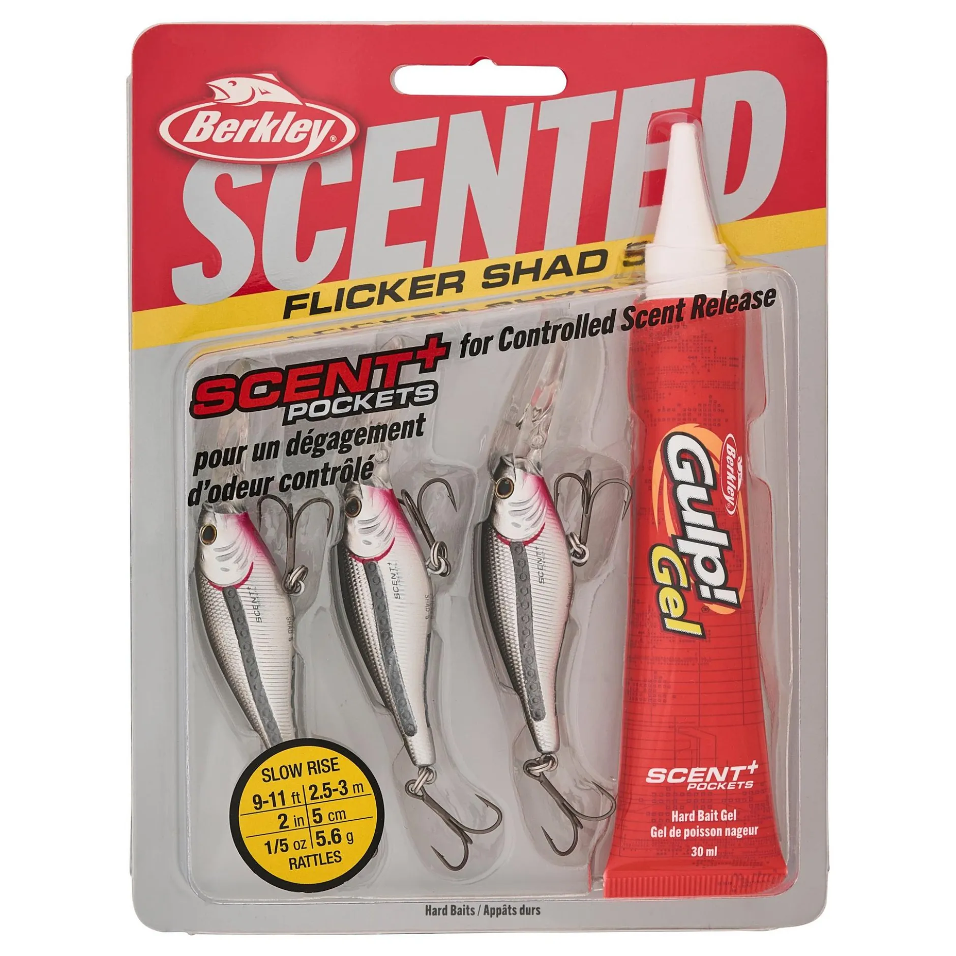 Scented Flicker Shad® Pro Pack