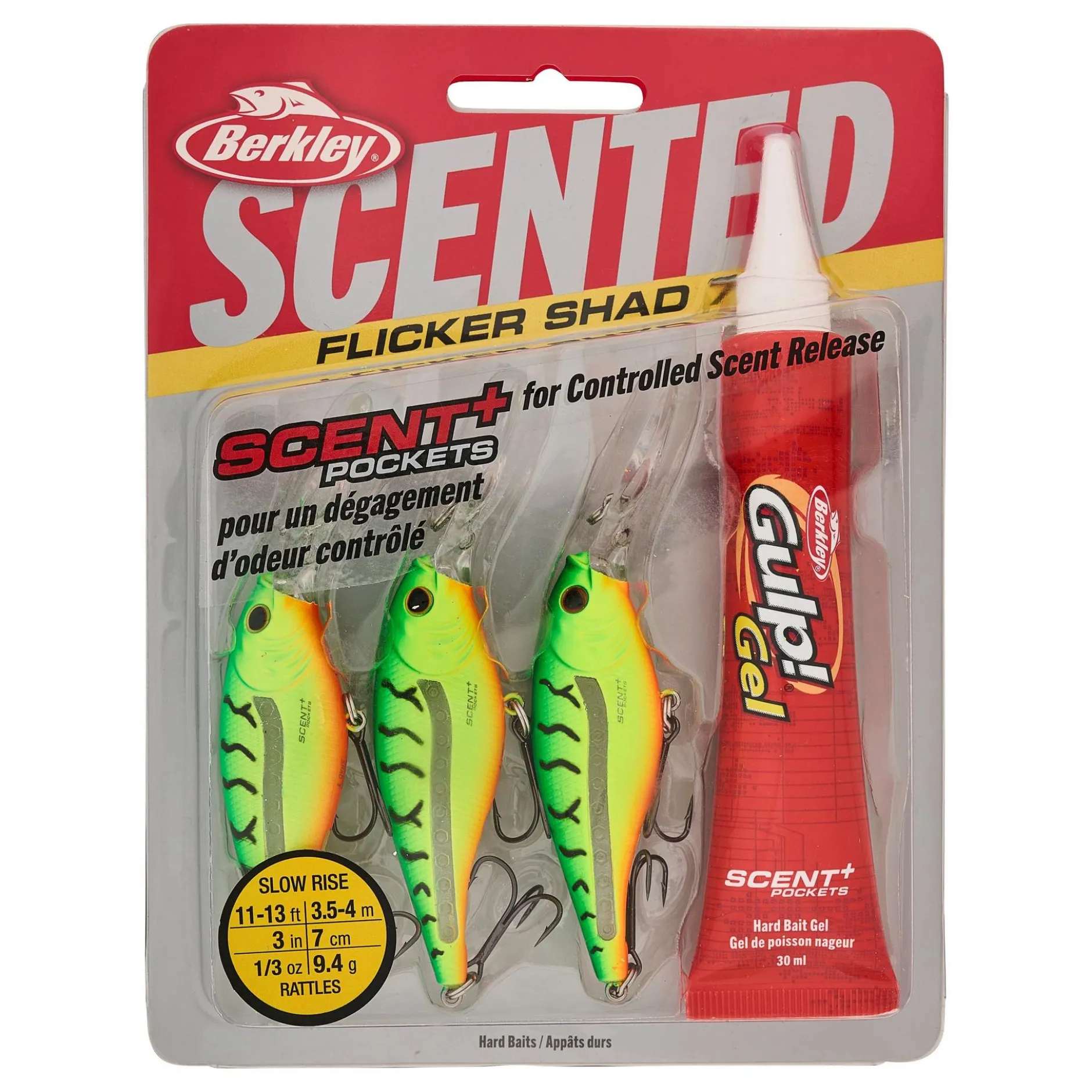 Scented Flicker Shad® Pro Pack
