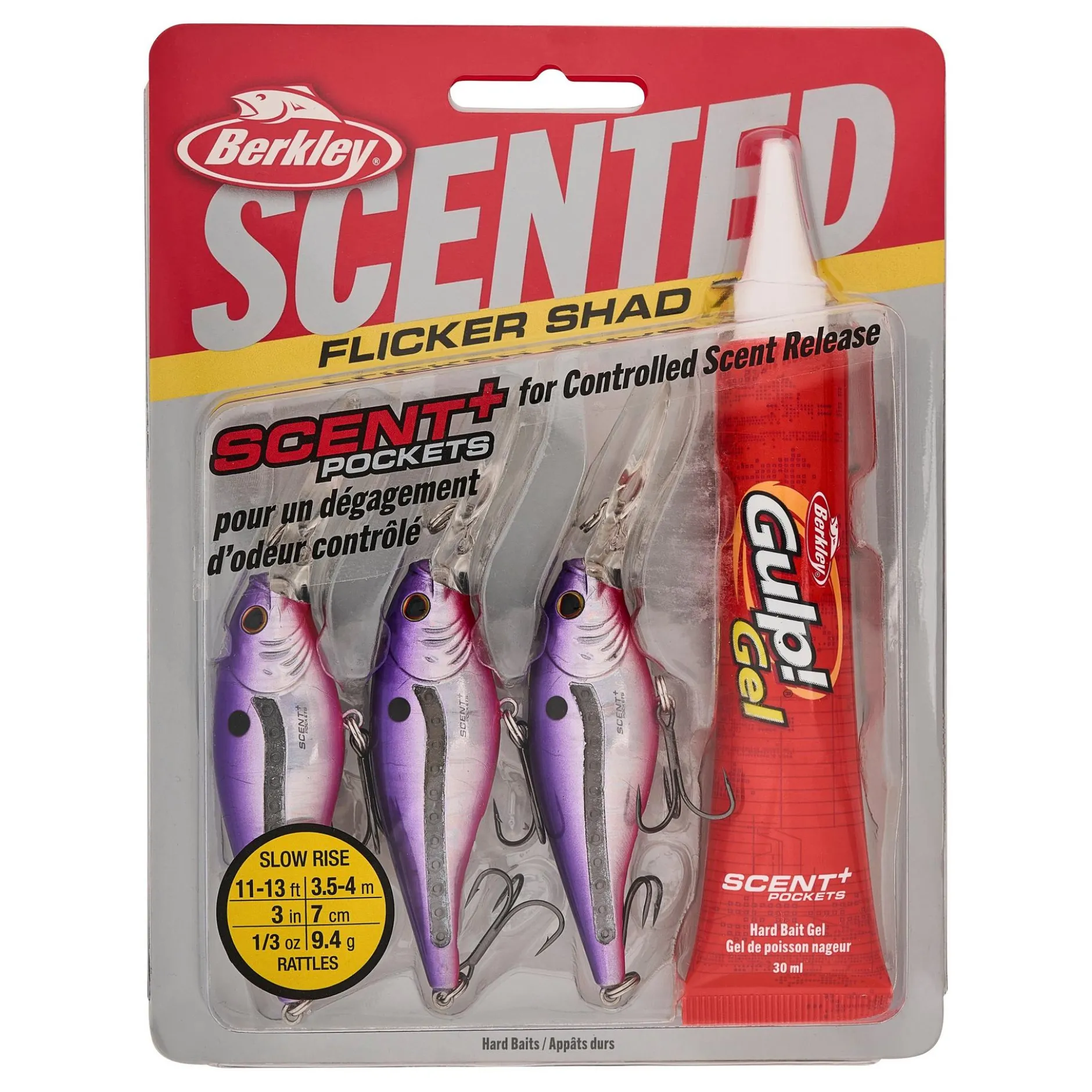 Scented Flicker Shad® Pro Pack