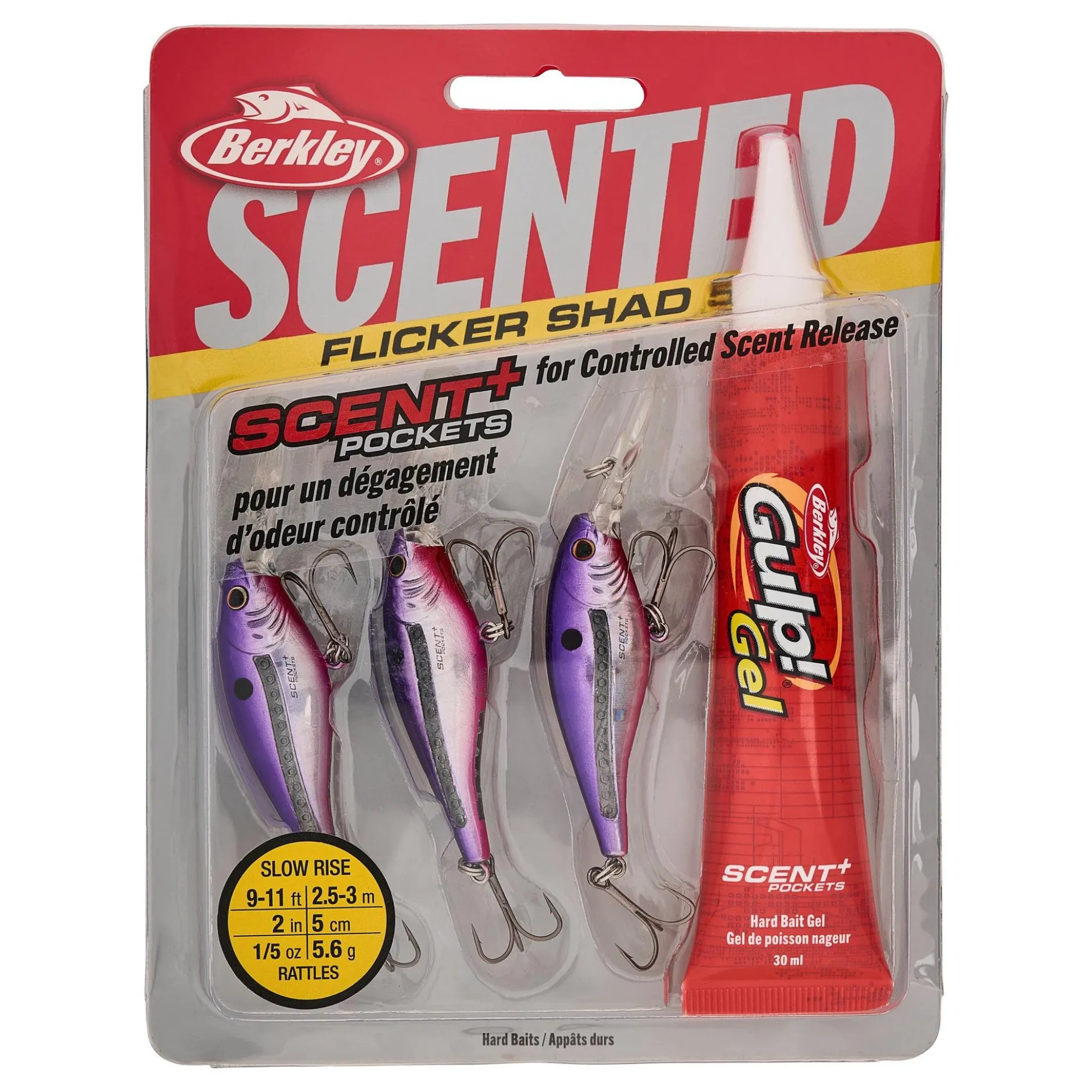 Scented Flicker Shad® Pro Pack