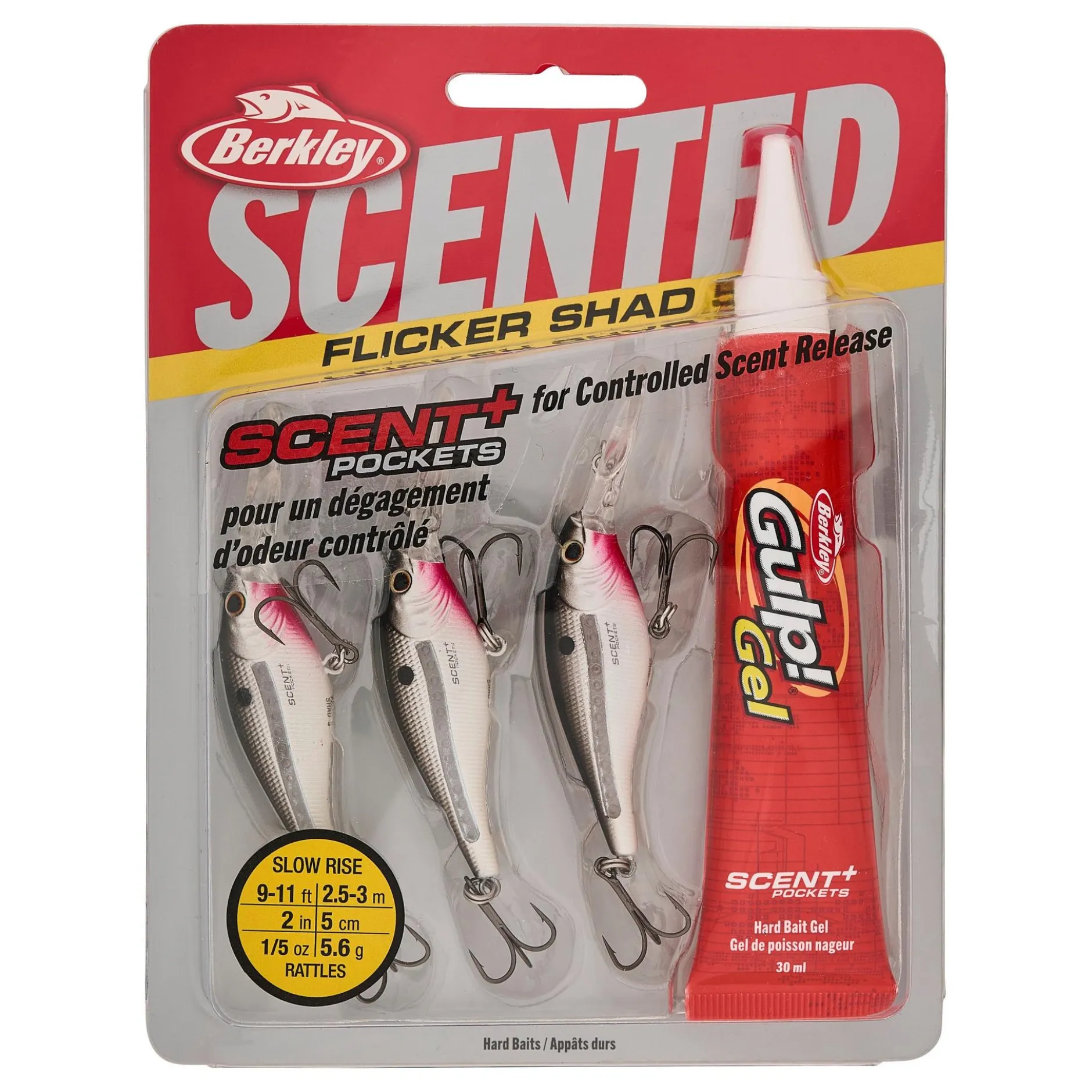 Scented Flicker Shad® Pro Pack