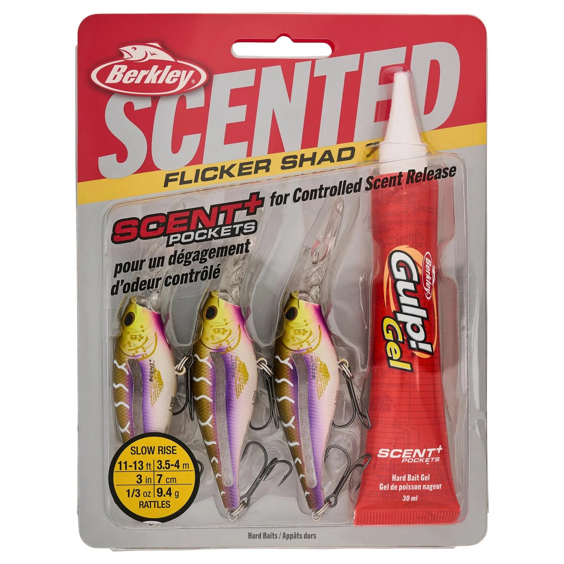 Scented Flicker Shad® Pro Pack