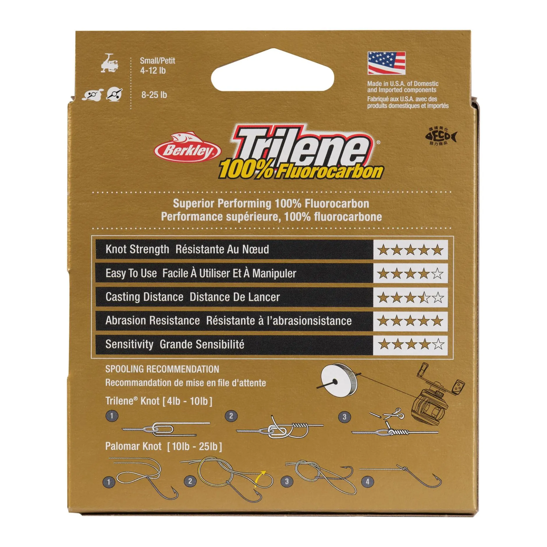Trilene® 100% Fluorocarbon Filler Spool